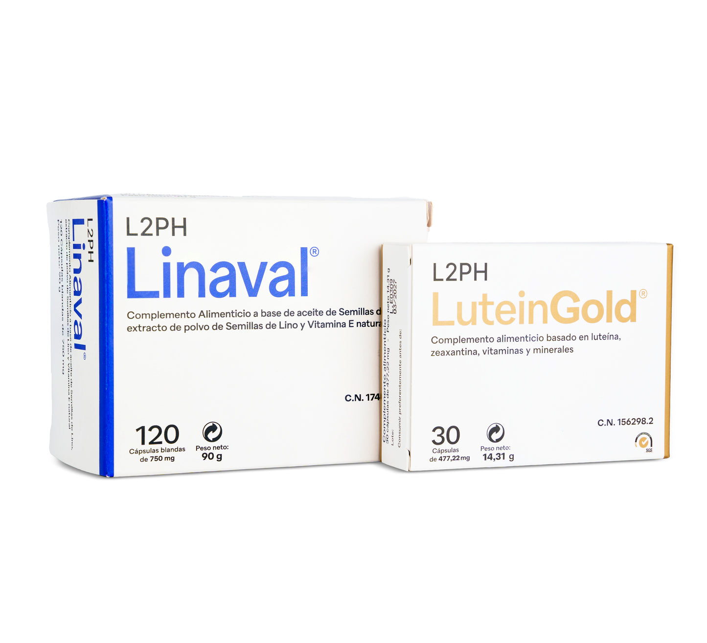 Pack Sequedad-Antioxidante Ocular Linaval®+Luteingold® Ojo Seco, Hidratación y cuidado de ocular 100% Natural