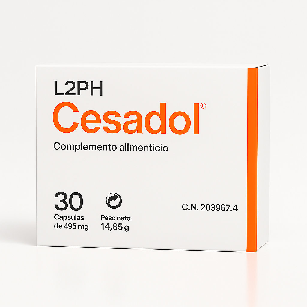 CESADOL 30 CAPSULAS®| Dolor Crónico| Dolor en Articulaciones| Fibromialgia| Migrañas| Dismenorrea o Menstruación Dolorosa