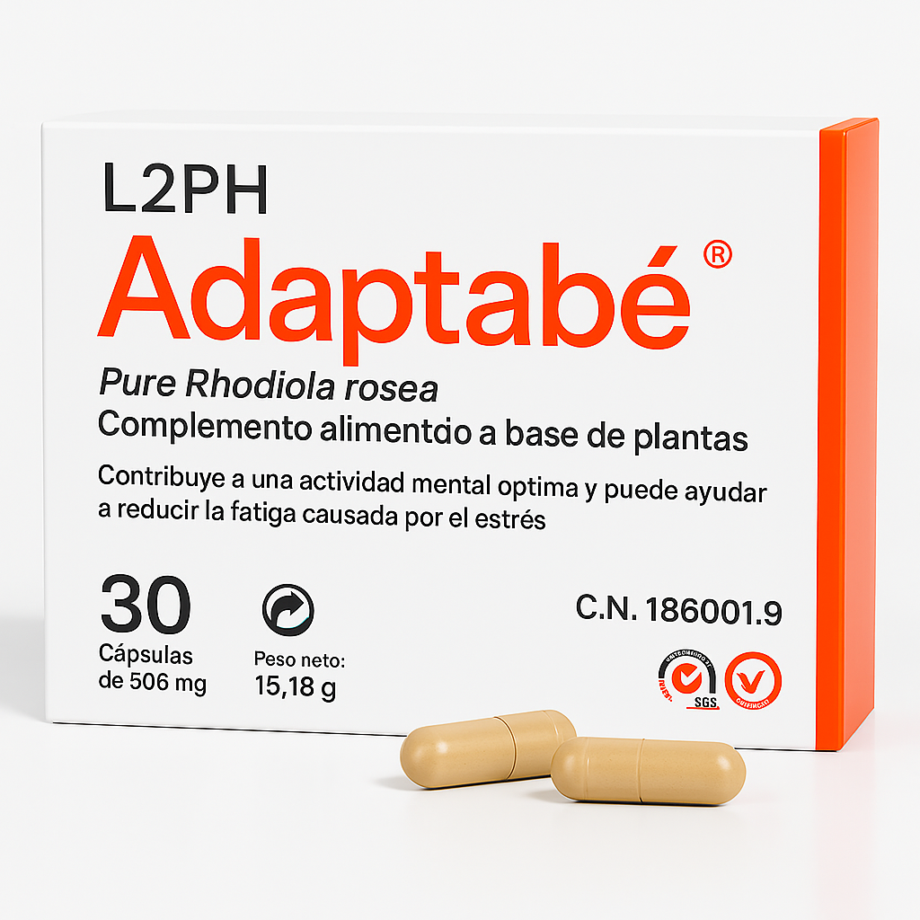 ADAPTABÉ 30 CÁPSULAS® | Estado de Ánimo, Estrés, Ansiedad, Cansancio Crónico o Injustificado