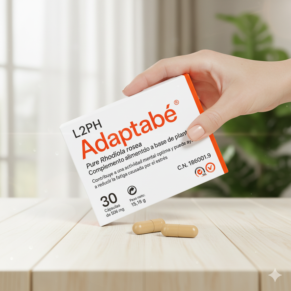 ADAPTABÉ 30 CÁPSULAS® | Estado de Ánimo, Estrés, Ansiedad, Cansancio Crónico o Injustificado
