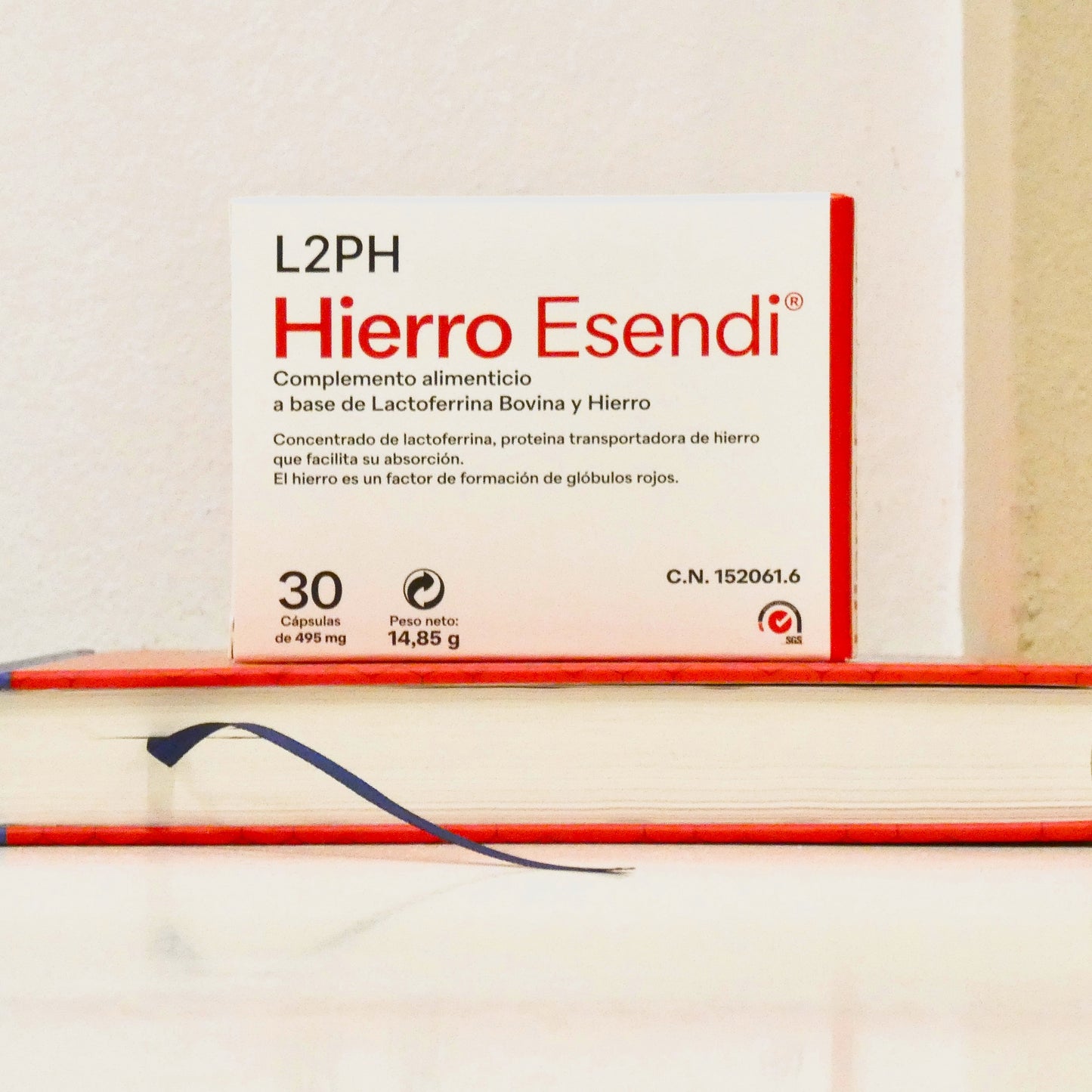 HIERRO ESENDI 30 CAPSULAS® | Deficiencia de Hierro - SIN Molestias Gástricas | APTO Embarazo - SIN Sabor Metálico