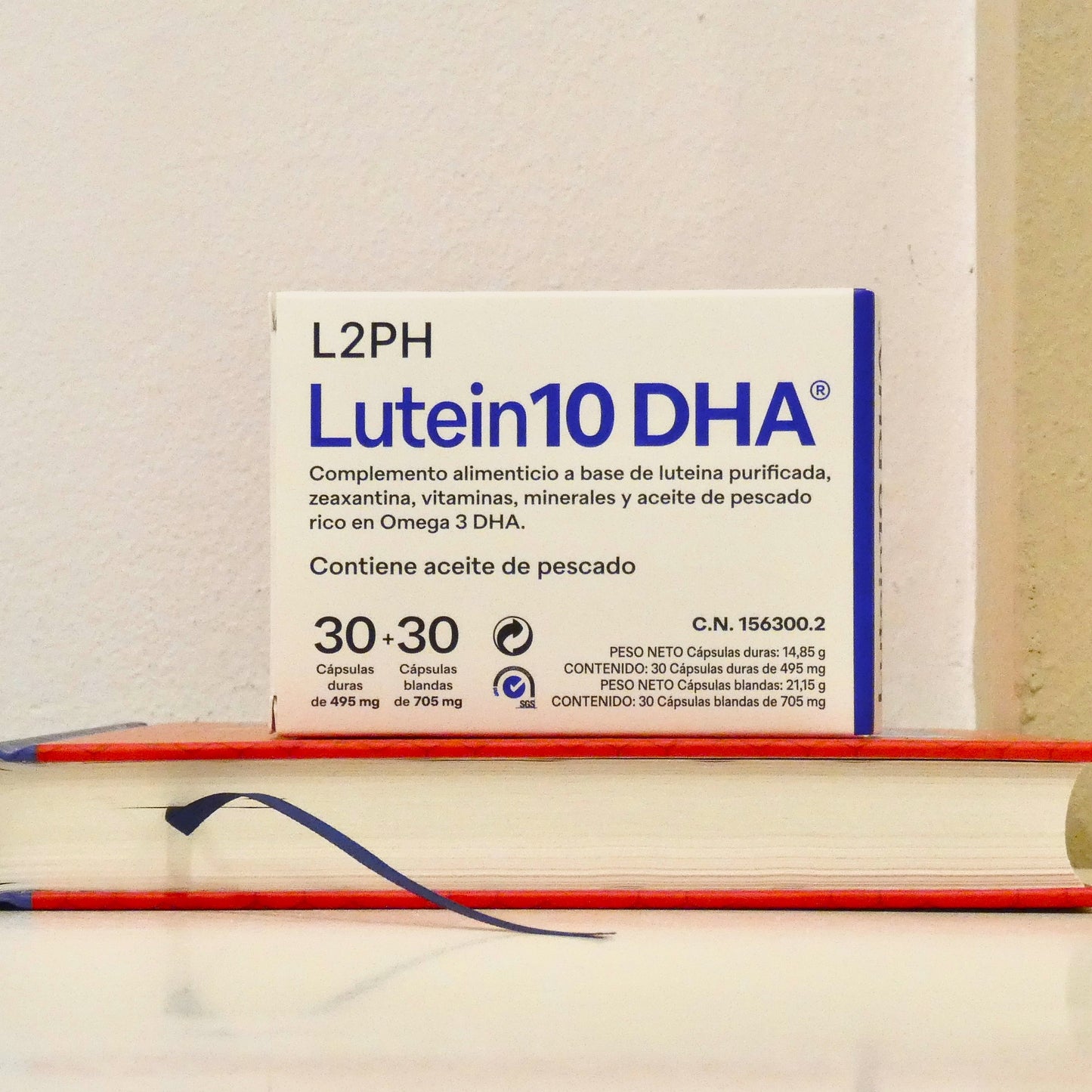 LUTEIN10 DHA 30 + 30 CÁPSULAS® | Previene y frena: Perdida de Visión, Deg. Mac. Seca y Húmeda, Retinopatía diabética y Manchas o moscas en la vista.