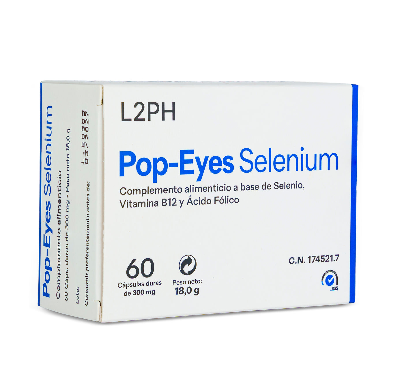 POP-EYES SELENIUM 60 CAPSULAS® | Bienestar Ocular y Tiroideo | ideal para tratar la Orbitopatías del Síndrome de Graves | Fortalece el tejido ocular y la retina | Mejora la visión diurna y nocturna