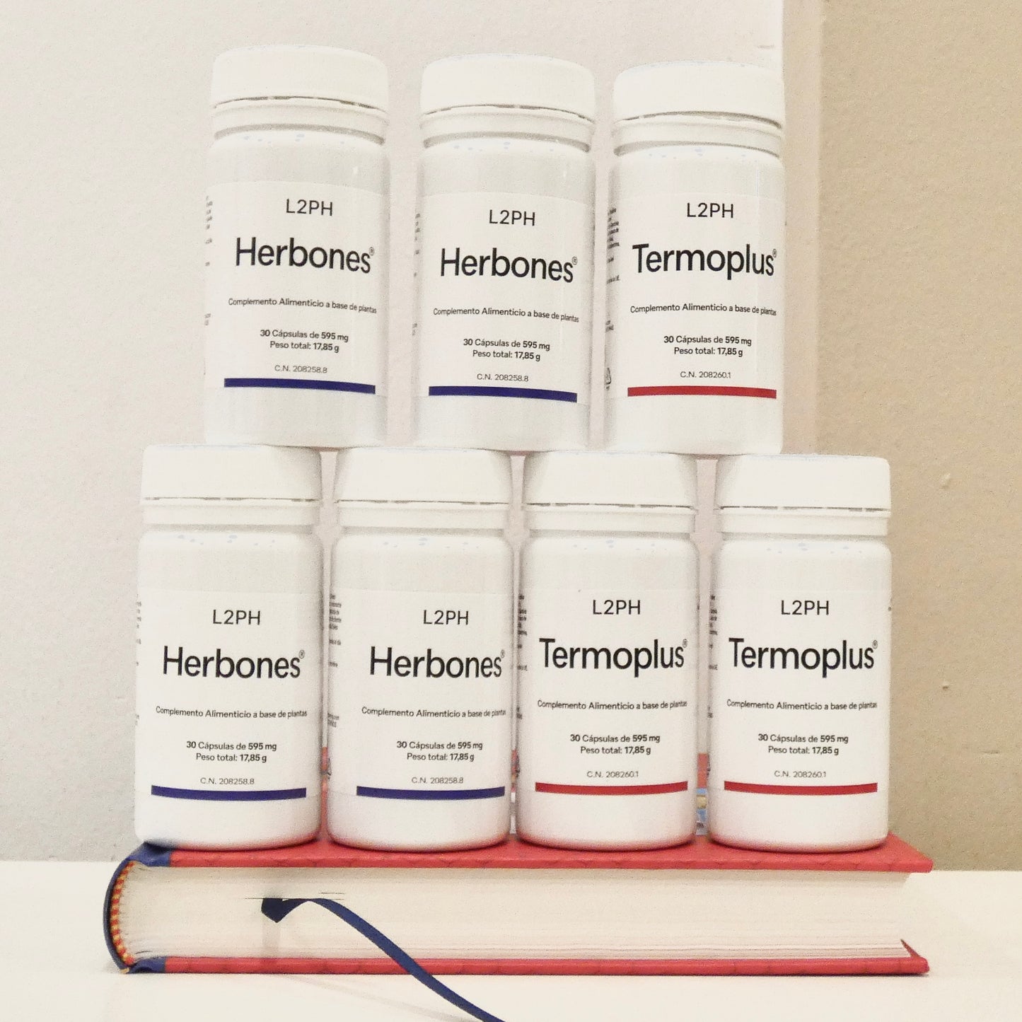 PACK CONTROL DE LÍNEA (40-45 días) Herbonés+Termoplús®| Control de Peso| Retención de Líquidos| Quemagrasas| Inhibidor del Apetito.