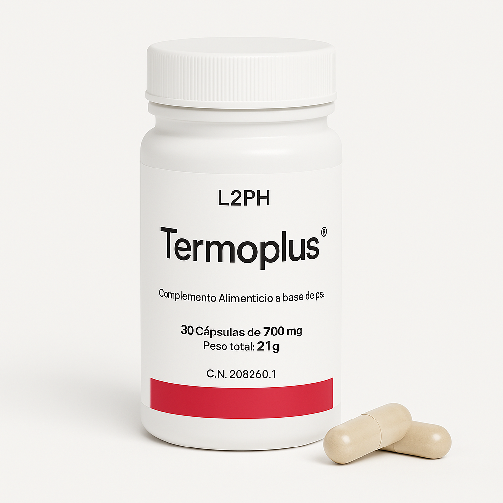 TERMOPLÚS 30 CÁPSULAS®| Quemagrasas. Inihibidor del Apetito. Estimula el Metabolismo
