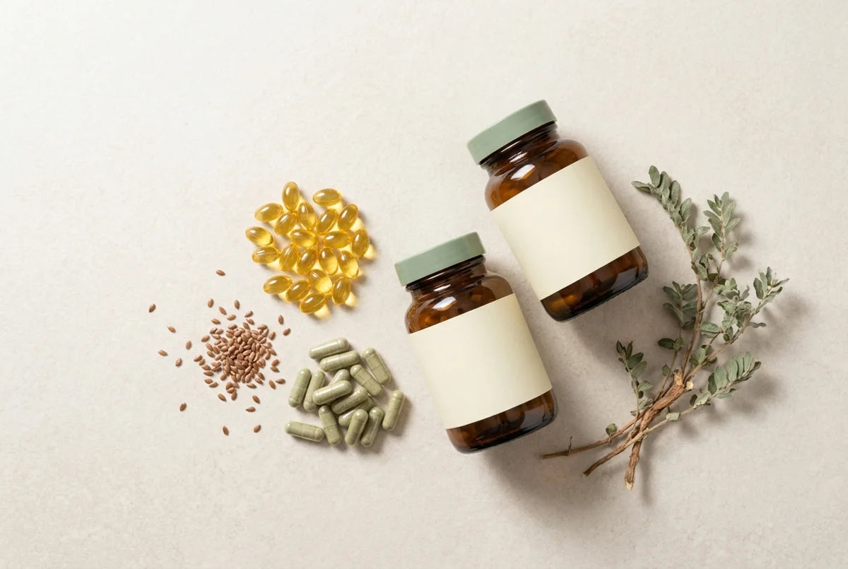 Bodegón ilustrativo de ingredientes de Pack SVE · 30 días