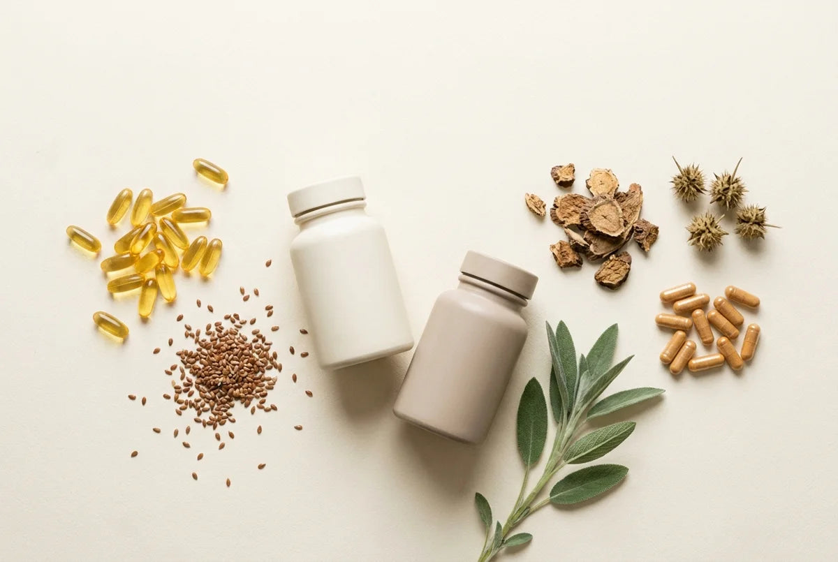 Bodegón ilustrativo de ingredientes de Pack SVE · 90 días