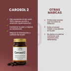 CAROSOL2 30 CÁPSULAS®| Alergia al Sol, Bronceado Natural, Antioxidante especifico de piel