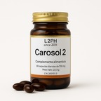 CAROSOL2 30 CÁPSULAS®| Alergia al Sol, Bronceado Natural, Antioxidante especifico de piel