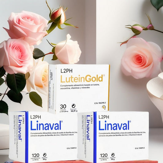 Pack 2 Linaval Sequedad + LuteinGold Gratis