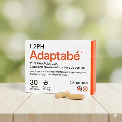 ADAPTABÉ 30 CÁPSULAS® | Estado de Ánimo, Estrés, Ansiedad, Cansancio Crónico o Injustificado