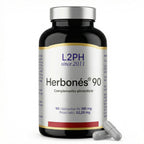 HERBONÉS90 90 CÁPSULAS® | Retención de Líquidos | 1 mes completo | Hinchazón | Funcionalidad Digestiva.