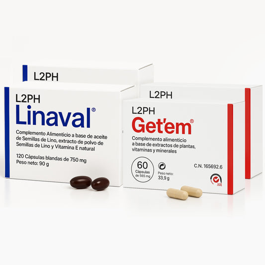 Pack Sequedad Vaginal EXTREMA – 60 días | Linaval + Get’em® Hidratación natural desde el interior