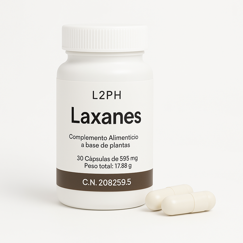 Laxanes (30 cáps) Complemento Alimenticio | Laxante | Tránsito Intestinal, 100% Natural