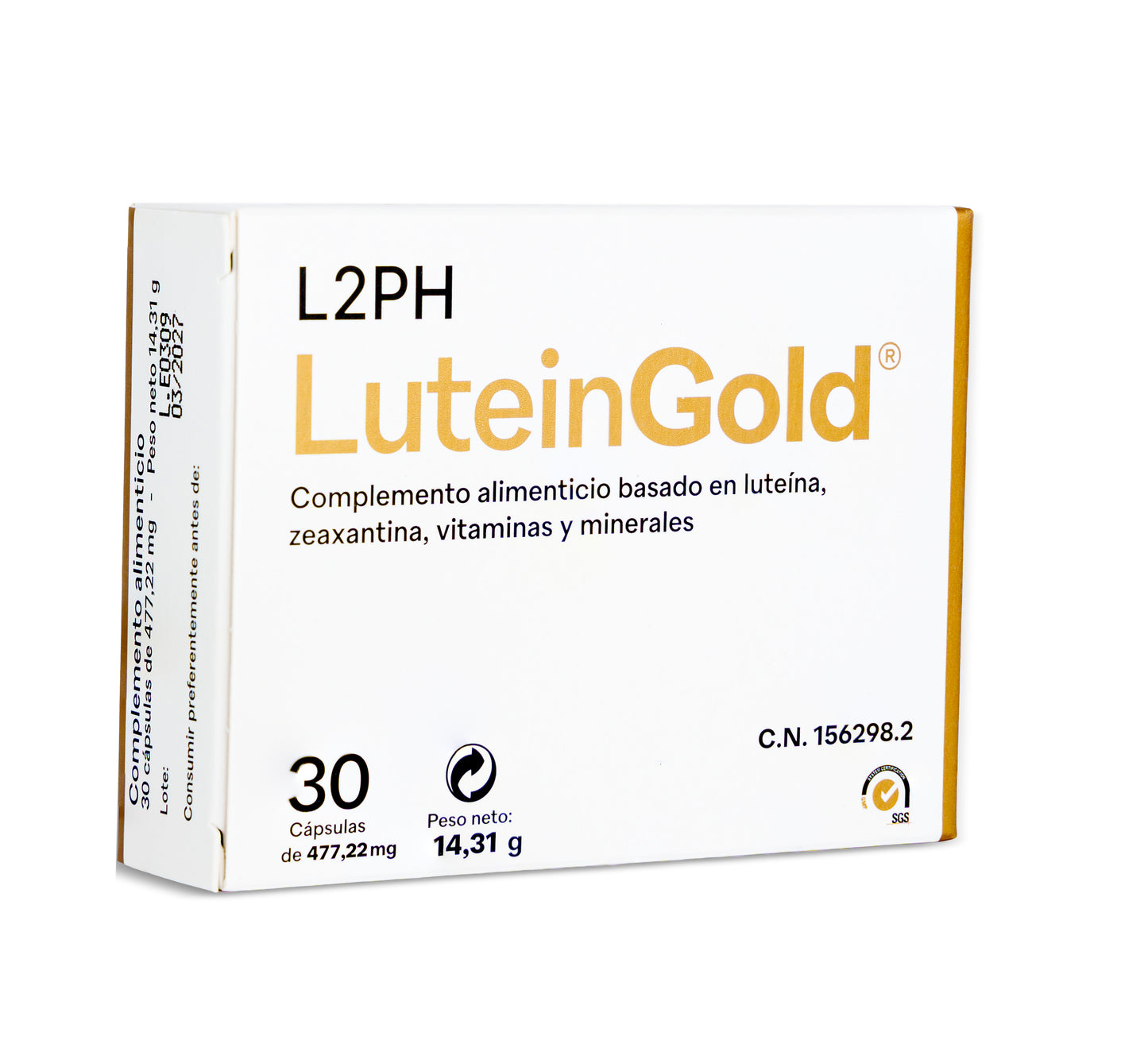 LUTEINGOLD 30 CÁPSULAS®| Evita y previene DMAE seca, cataratas, presbicia o vista cansada. Frena la perdida de visión