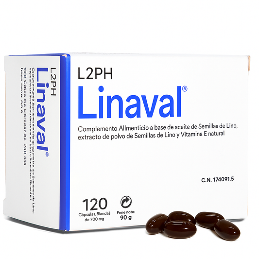 LINAVAL 120 Cápsulas® | Sequedad: Vaginal, Ocular y más.