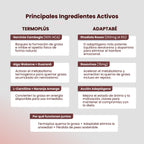 PACK CONTROL DE PESO SIN ANSIEDAD (Adaptabé®+Termoplús®) Control de Peso| Quemagrasas | Sin ansiedad | Inhibidor del Apetito.