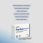 POP-EYES SELENIUM 60 CAPSULAS®| Orbitopatías del Síndrome de Graves | Bienestar Ocular y Tiroideo | Fortalece el tejido ocular y la retina | Mejora visión diurna y nocturna