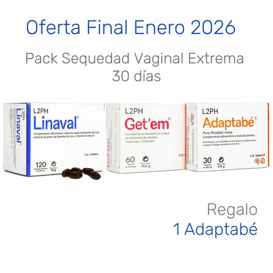 Pack Sequedad Vaginal Extrema + Adaptabé Gratis