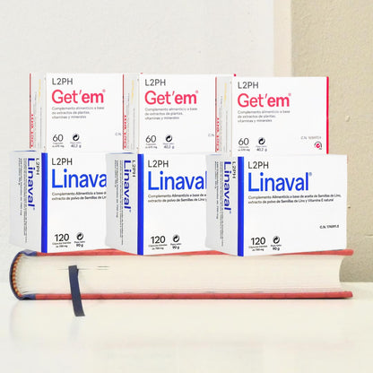 Pack Sequedad Vaginal EXTREMA – 90 días | Linaval + Get’em® Hidratación natural desde el interior