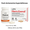 Pack Antianemia-Superdefensas 1 Hierro Esendi + 1 Vitalnés