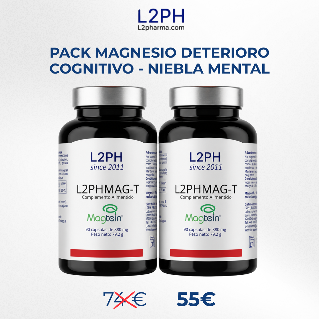 Pack Magnesio Deterioro Cognitivo - Niebla Mental