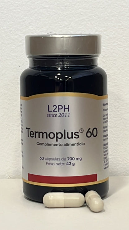 Termoplús60 60 cápsulas. Quemagrasas | Tratamiento 1 mes | Inhibidor apetito | Estimula metabolismo