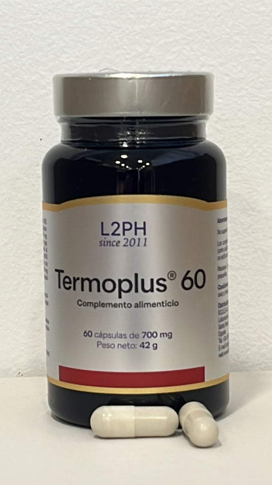 Termoplús60 60 cápsulas. Quemagrasas | Tratamiento 1 mes | Inhibidor apetito | Estimula metabolismo