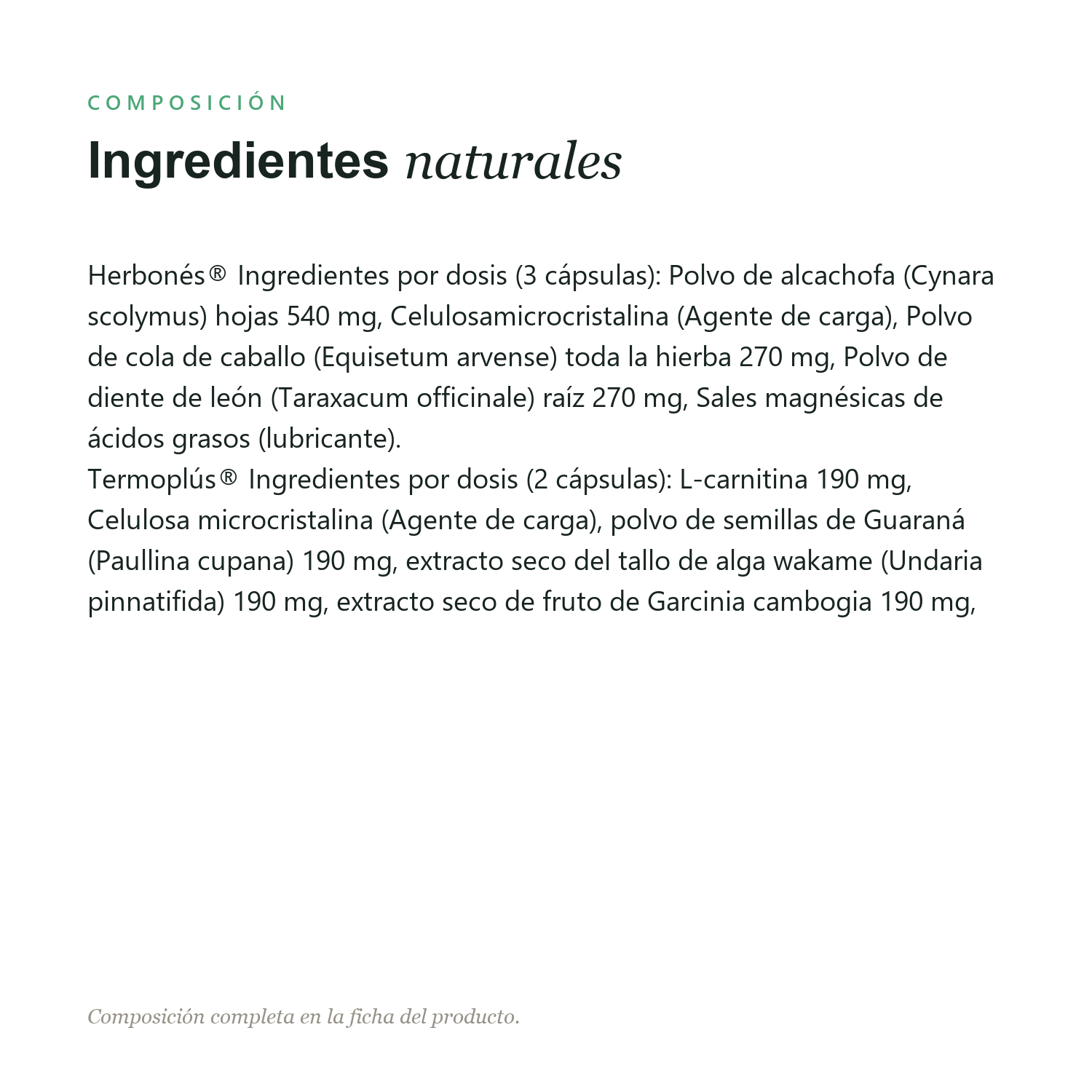 Pack Control de Línea · 40-45 días