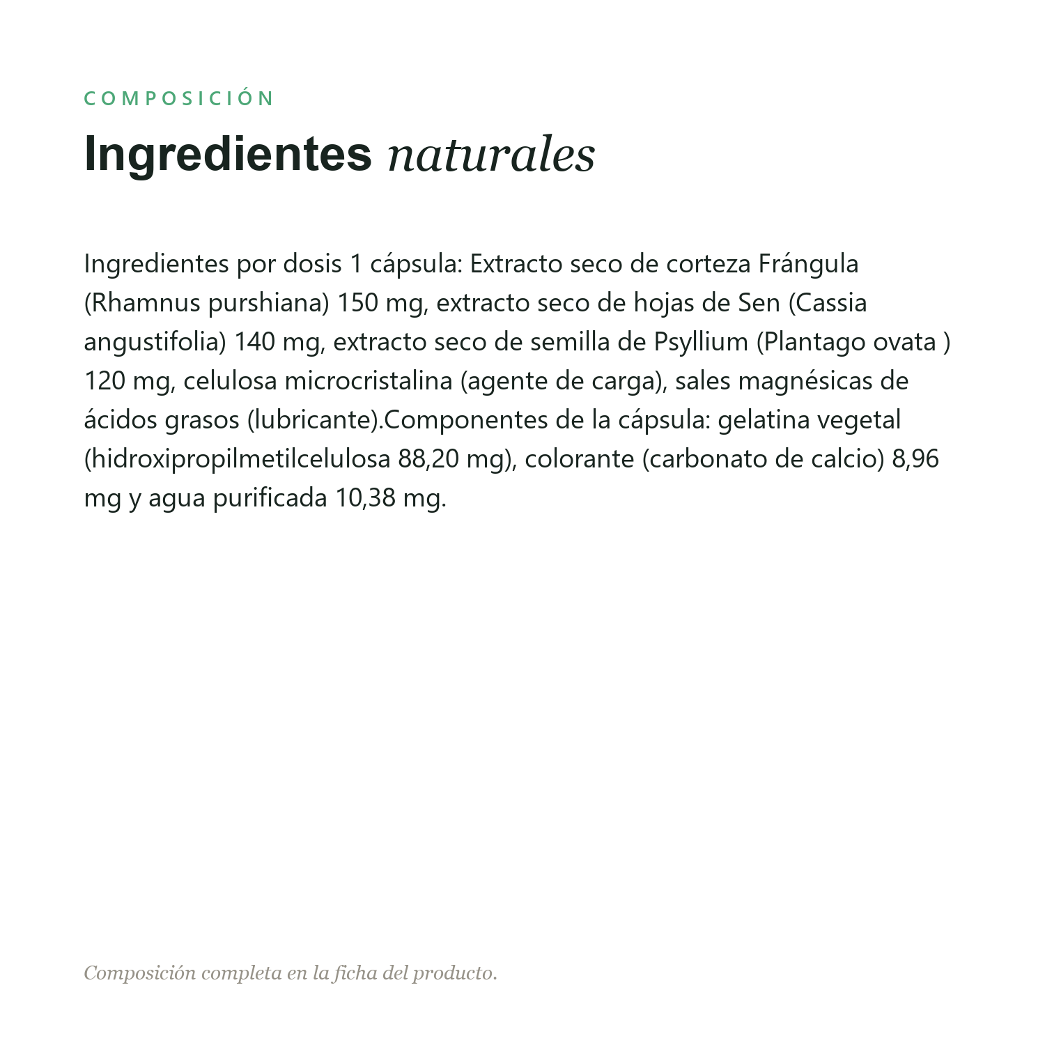 Laxanés · 30 cáps