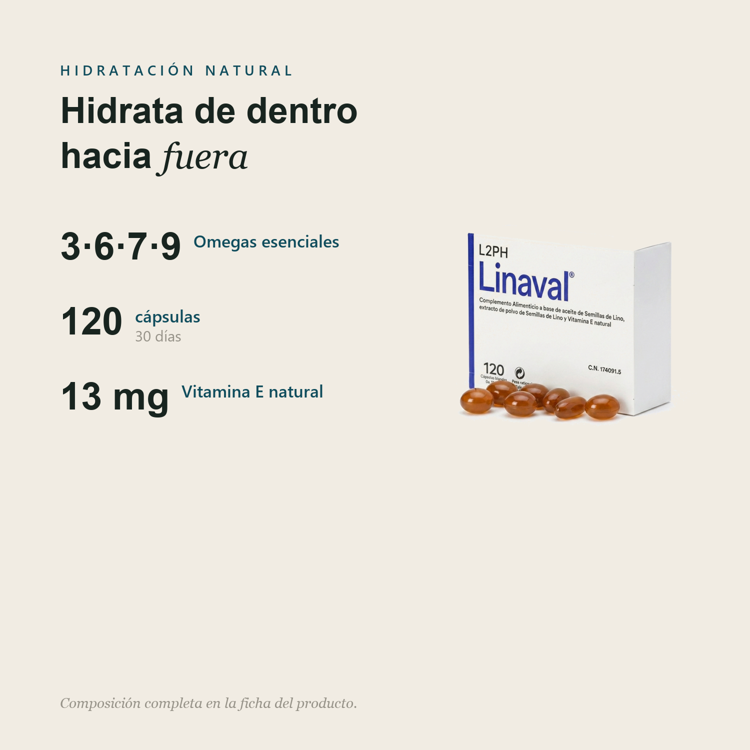 Linaval · 120 cáps