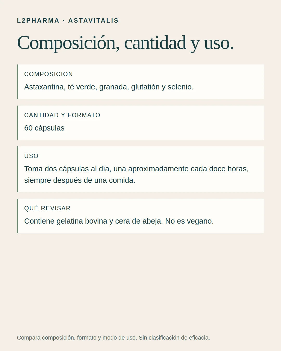 Compara antes de elegir. 