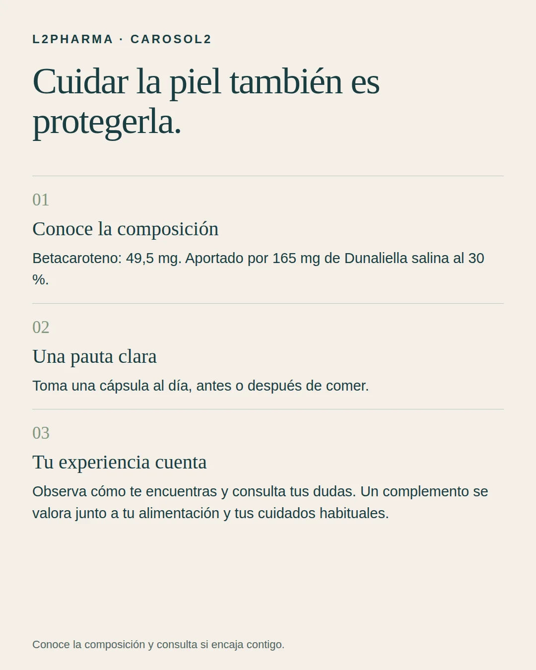 Tu punto de partida. 