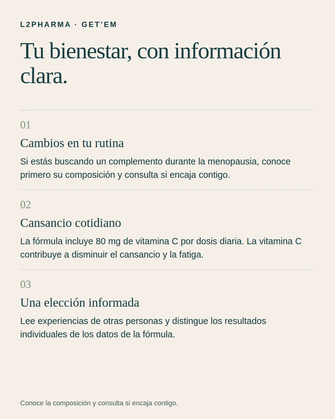 Tu punto de partida. 