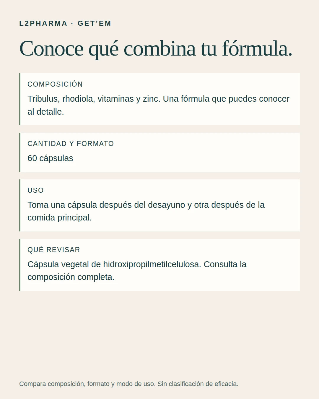 Compara antes de elegir. 