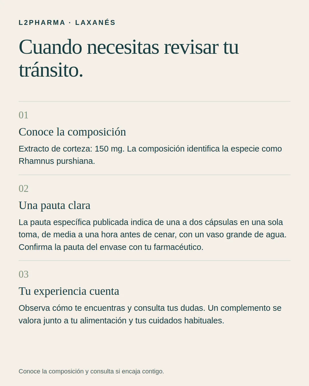 Tu punto de partida. 