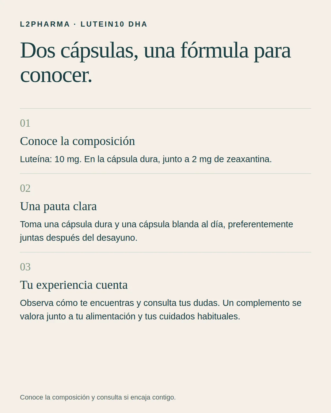 Tu punto de partida. 