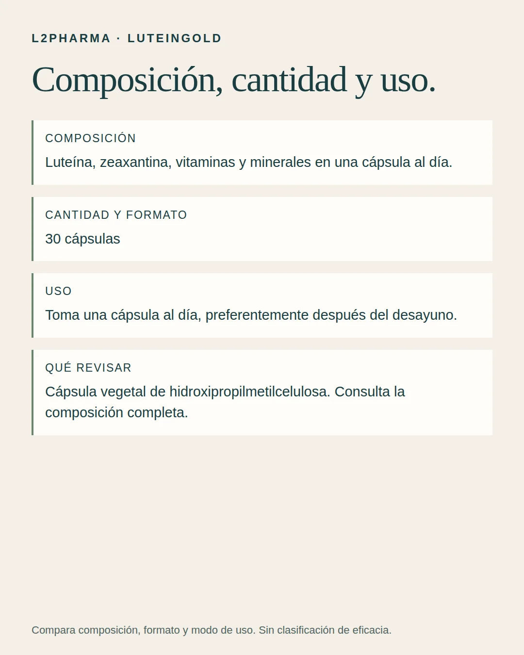Compara antes de elegir. 