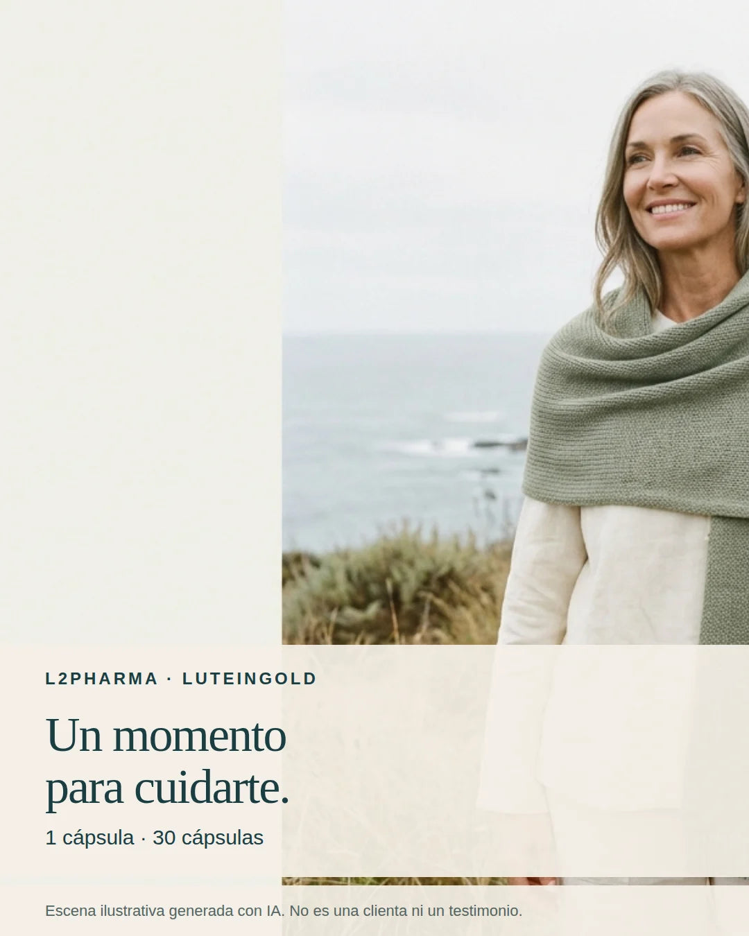 Tu rutina de cuidado. Escena ilustrativa generada con IA, no una clienta ni un testimonio.