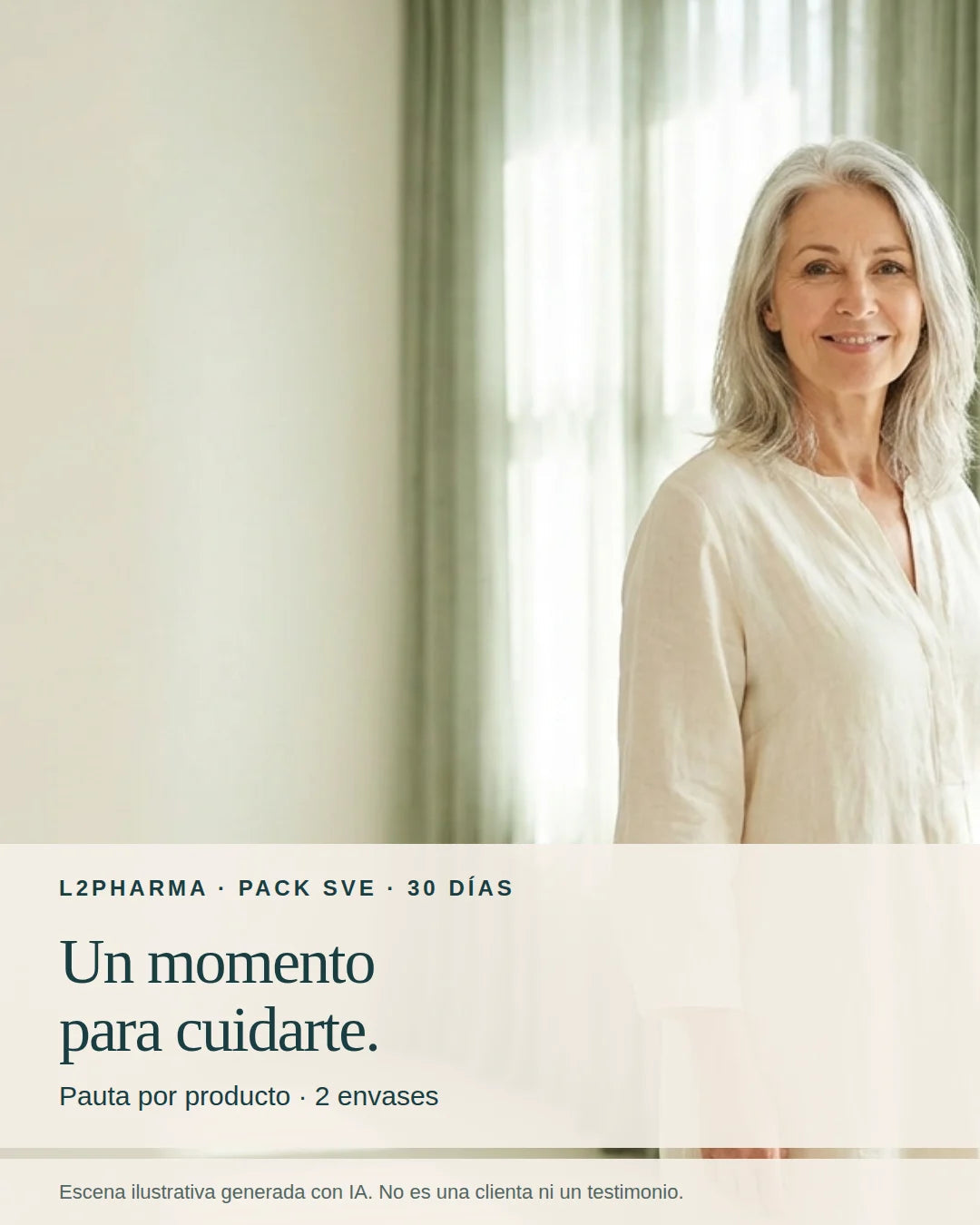 Tu rutina de cuidado. Escena ilustrativa generada con IA, no una clienta ni un testimonio.