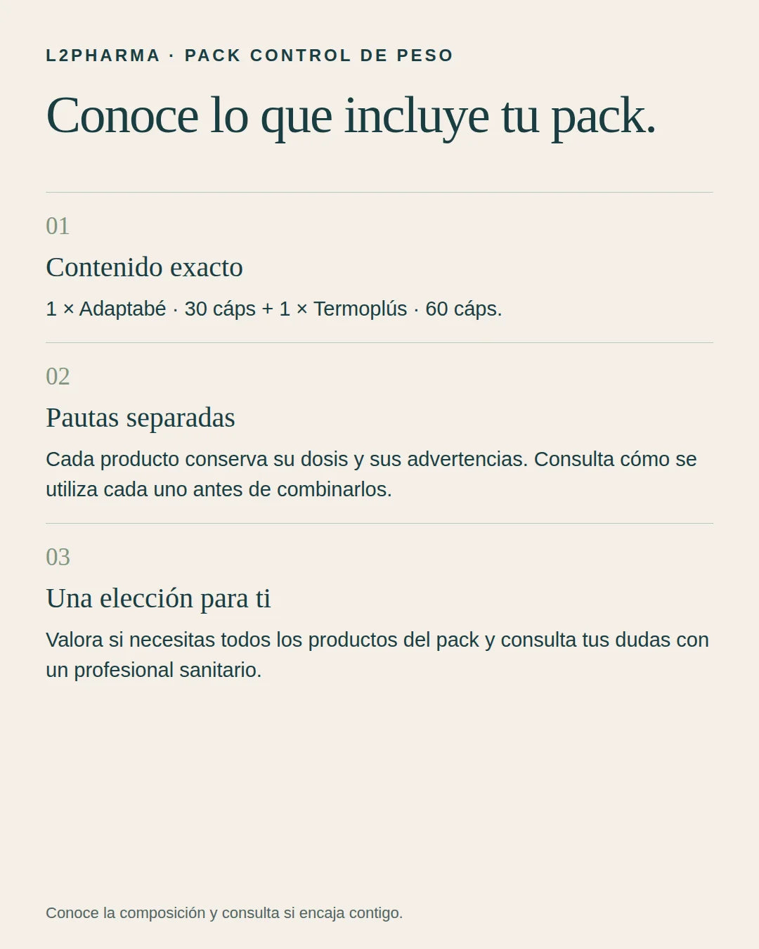 Tu punto de partida. 