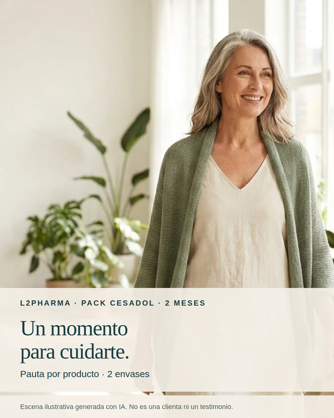 Tu rutina de cuidado. Escena ilustrativa generada con IA, no una clienta ni un testimonio.