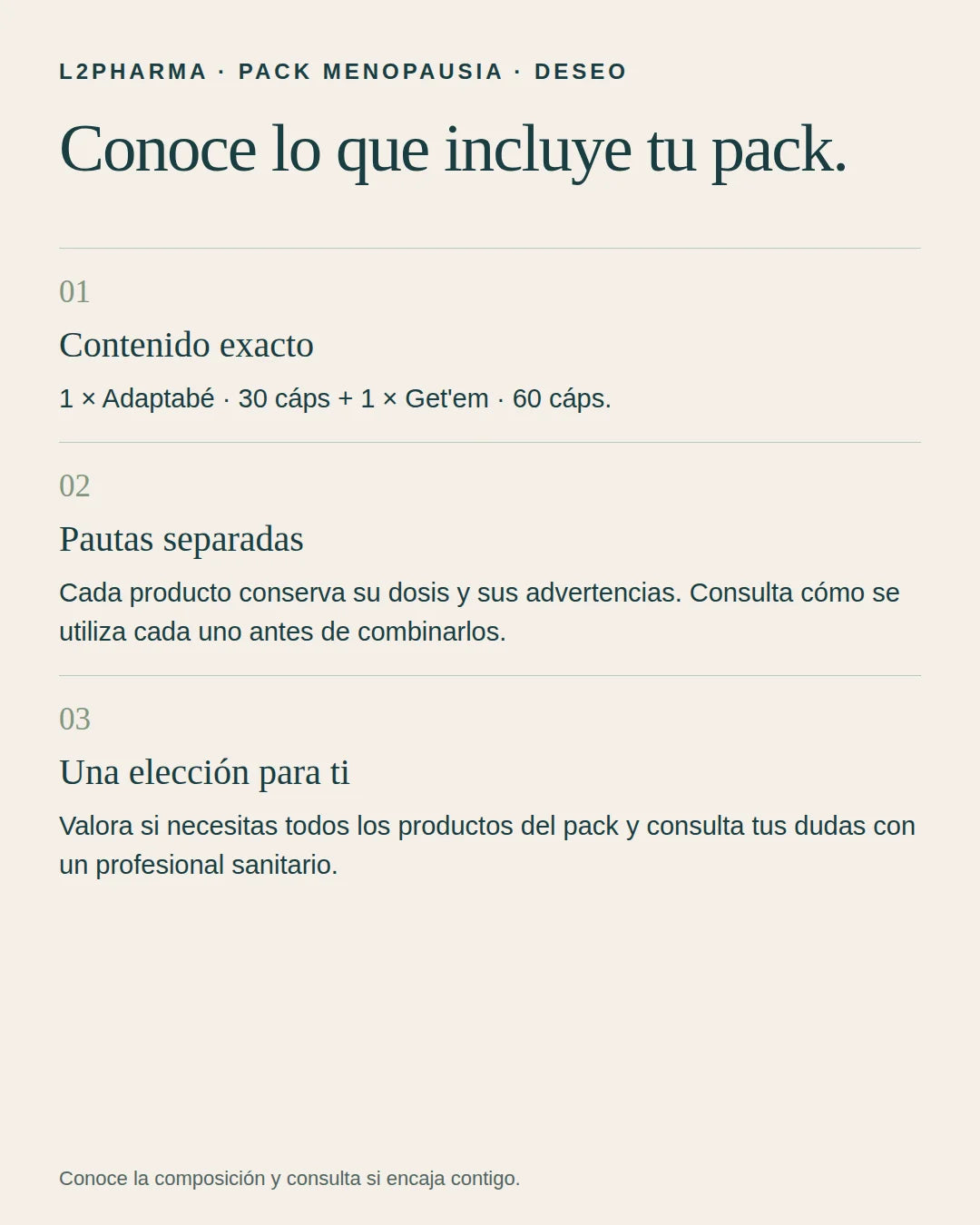 Tu punto de partida. 
