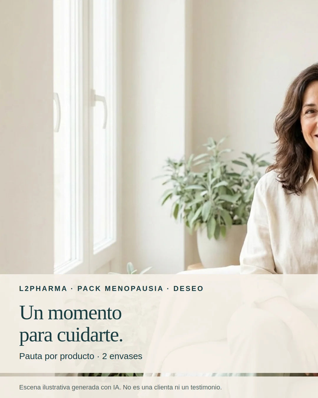 Tu rutina de cuidado. Escena ilustrativa generada con IA, no una clienta ni un testimonio.