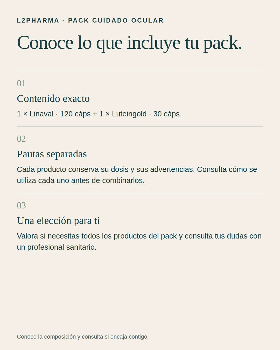 Tu punto de partida. 