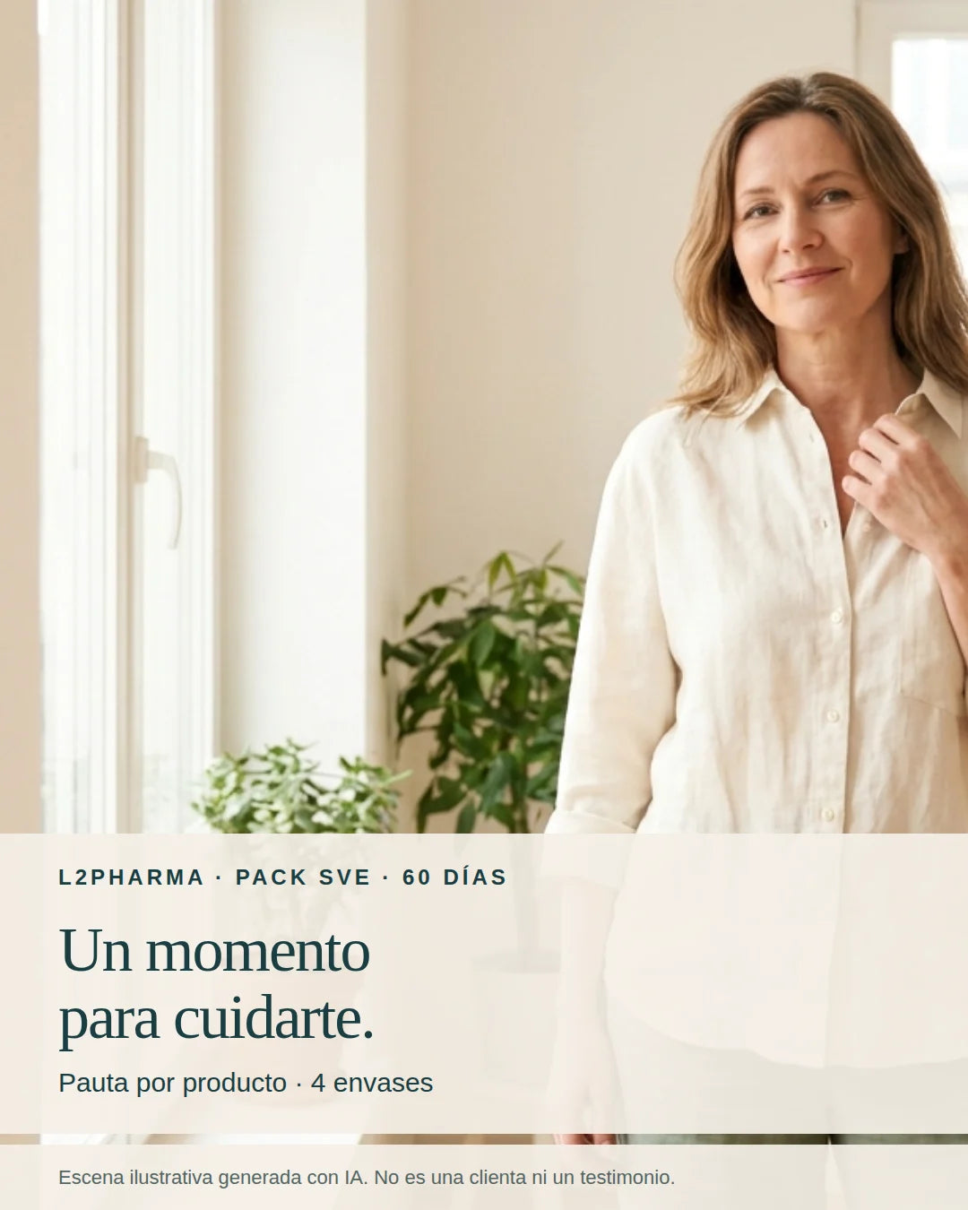 Tu rutina de cuidado. Escena ilustrativa generada con IA, no una clienta ni un testimonio.