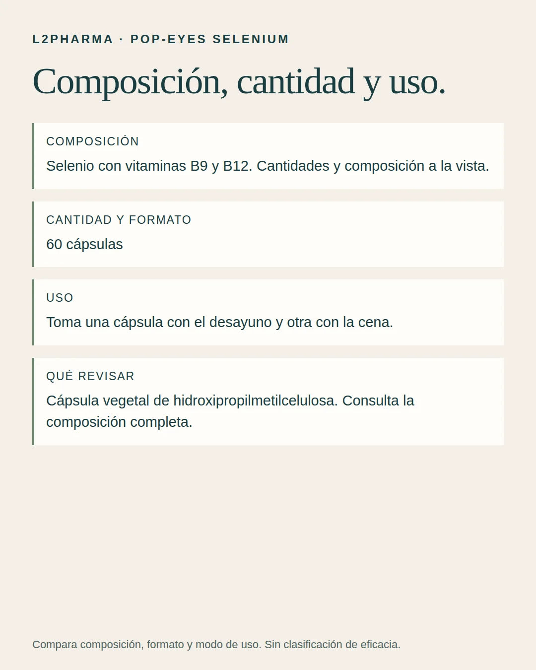 Compara antes de elegir. 