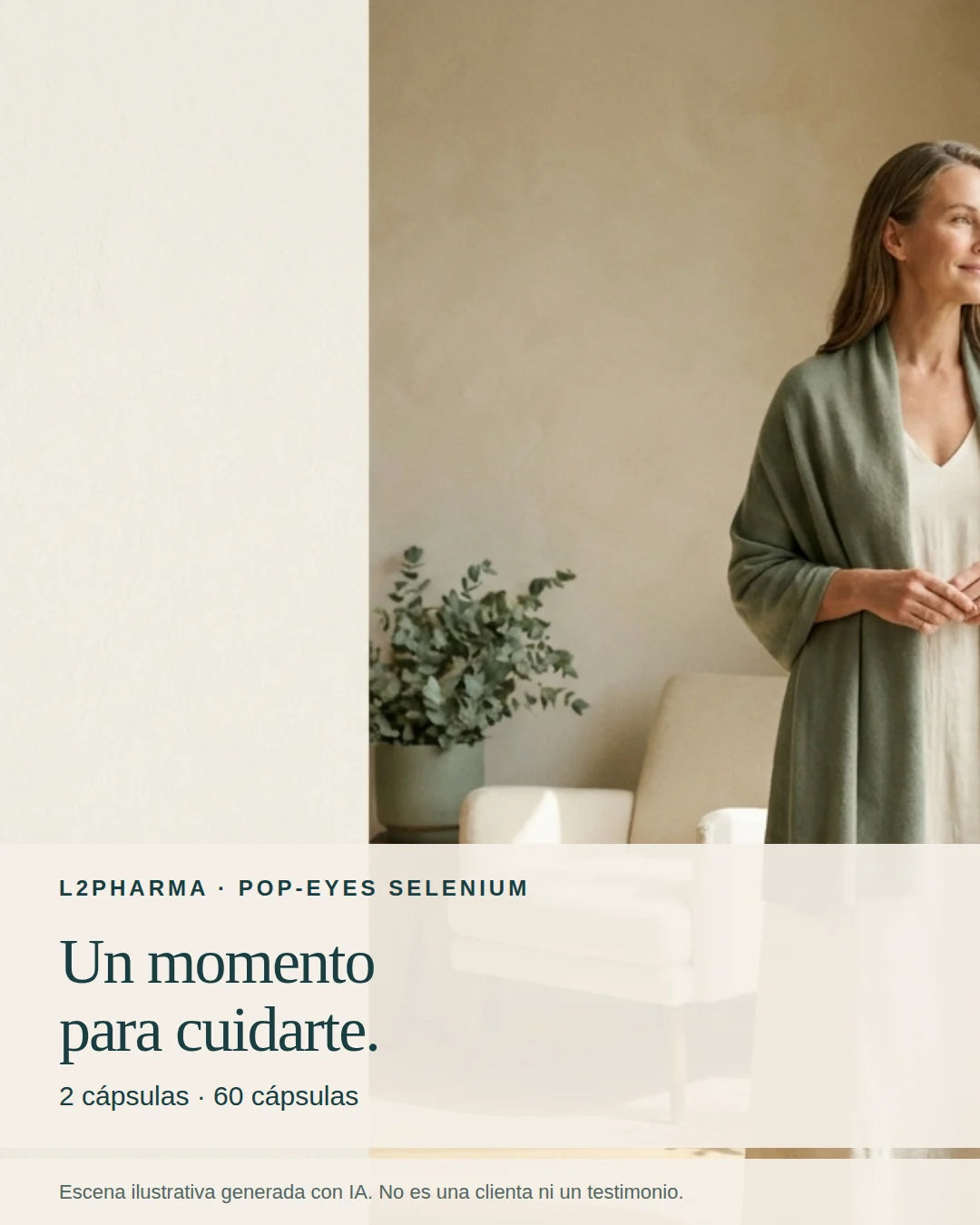 Tu rutina de cuidado. Escena ilustrativa generada con IA, no una clienta ni un testimonio.