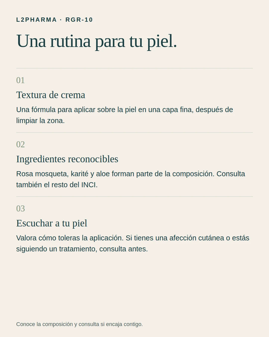 Tu punto de partida. 