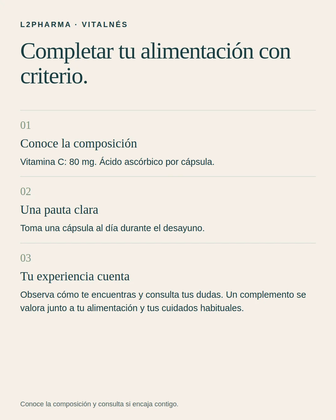 Tu punto de partida. 